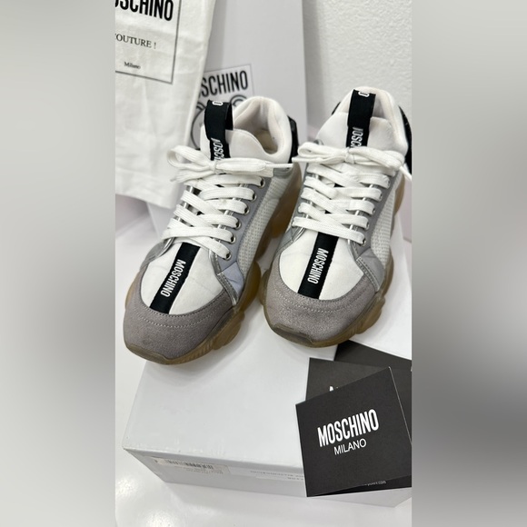 Moschino Teddy Run sneakers with strap - Picture 4 of 12